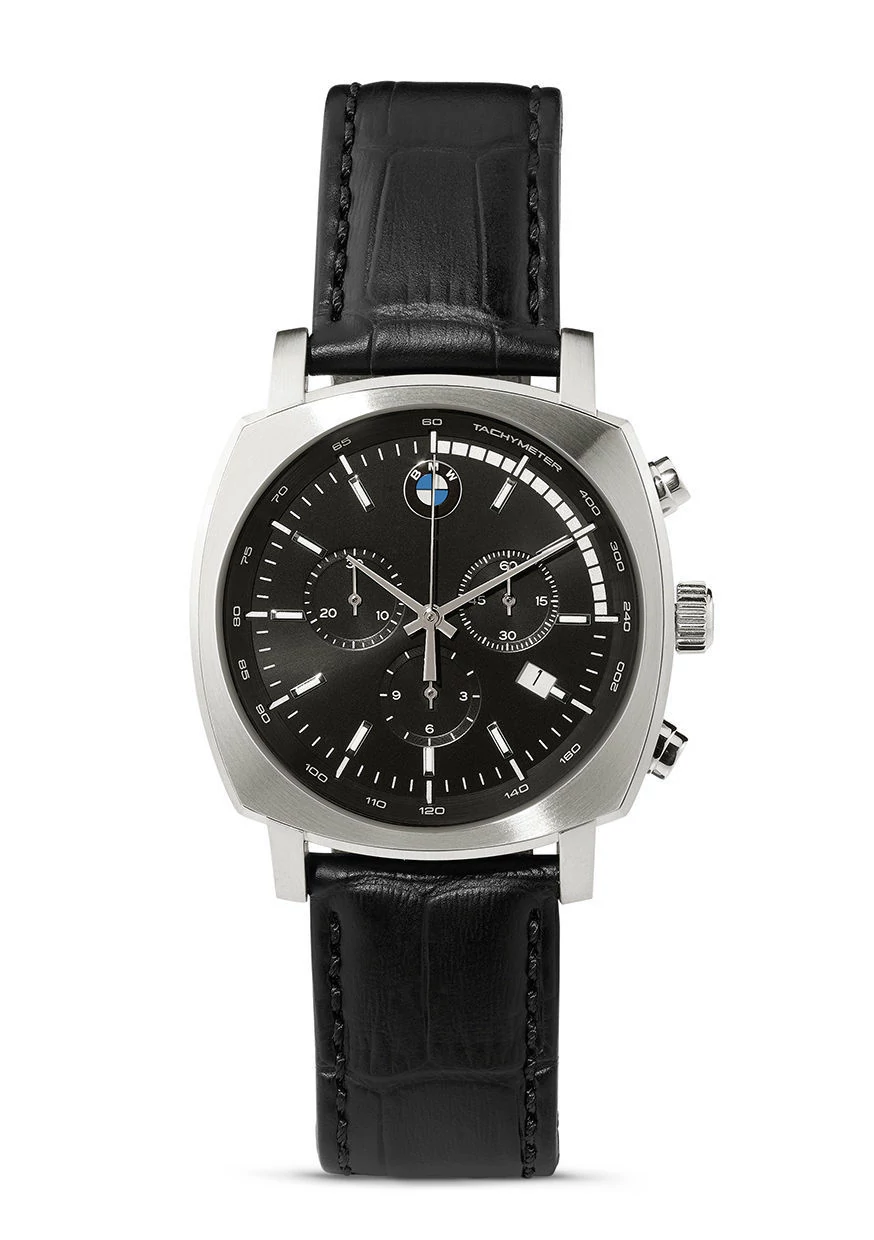 Gyári BMW unisex cronograph bőrszíjas karóra 80262406690