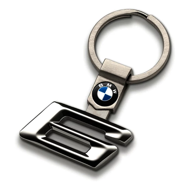 Gyári BMW 6-os rozsdamentes kulcstartó 80272454652