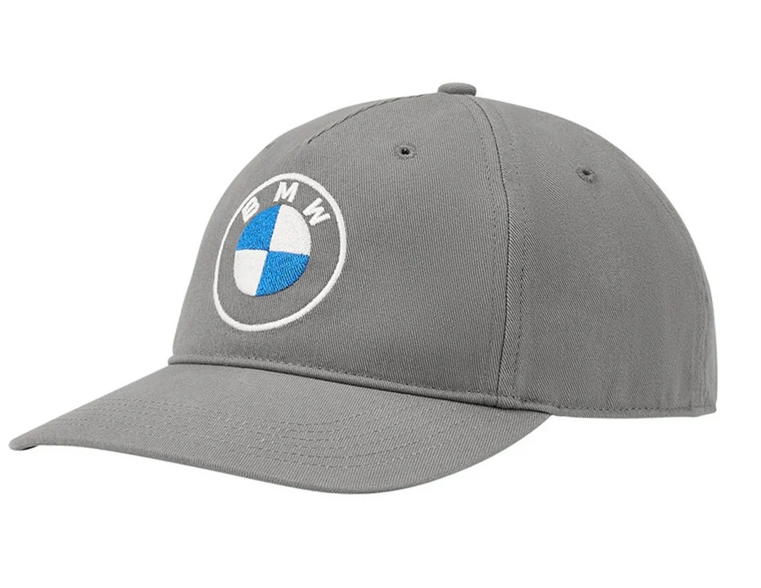 Gyári BMW 2024 nagy logós szürke baseball sapka 80165B38D94