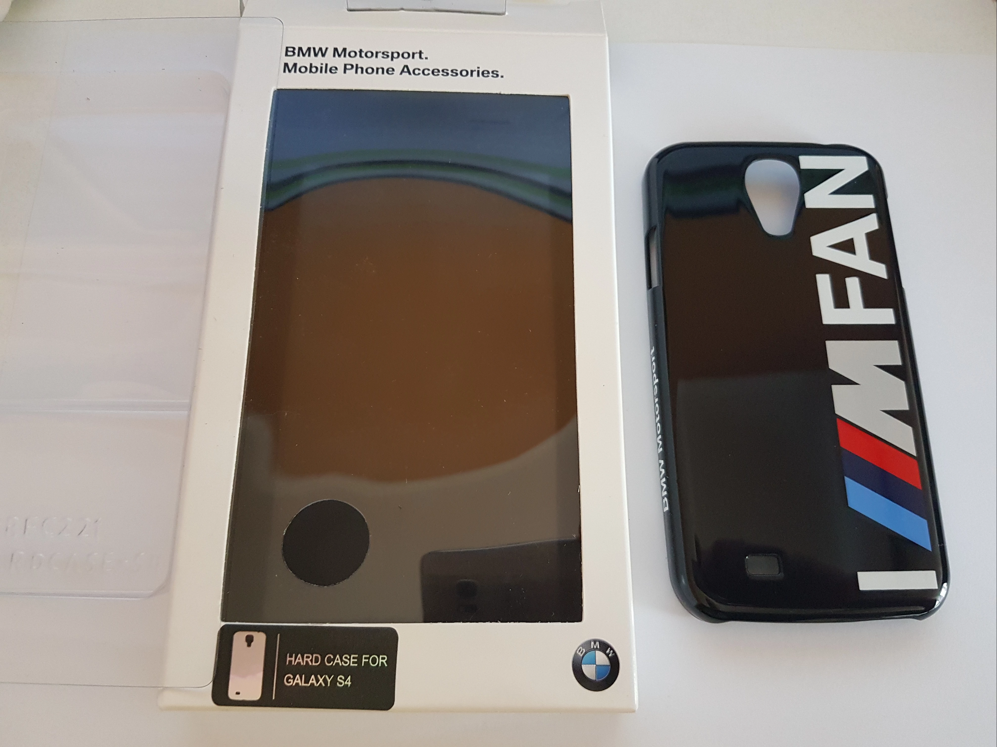 Gyári BMW I'M FAN fekete telefontok Samsung Galaxy S4-hez 80282357968