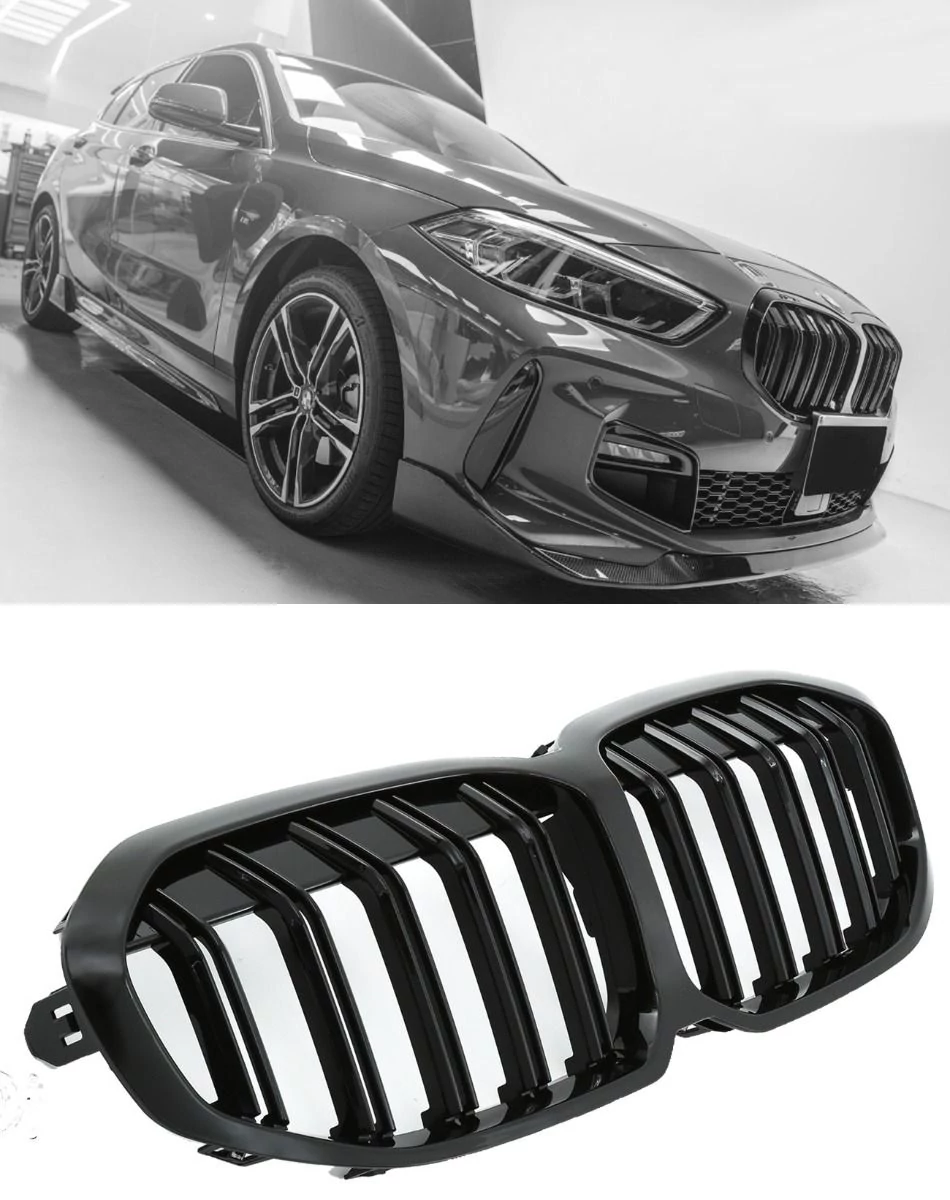 BMW F40 F41 2019-2024 lakkozott fekete M4 stílusú vese