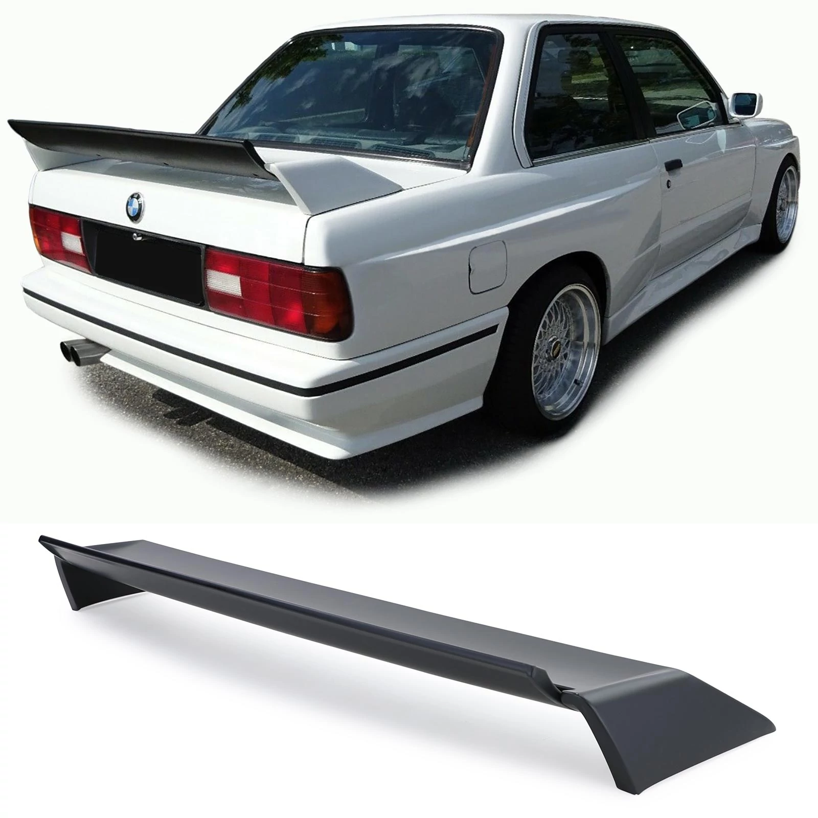 BMW E30 utángyártott ABS műanyag M3 Sport Evolution csomagtartó spoiler