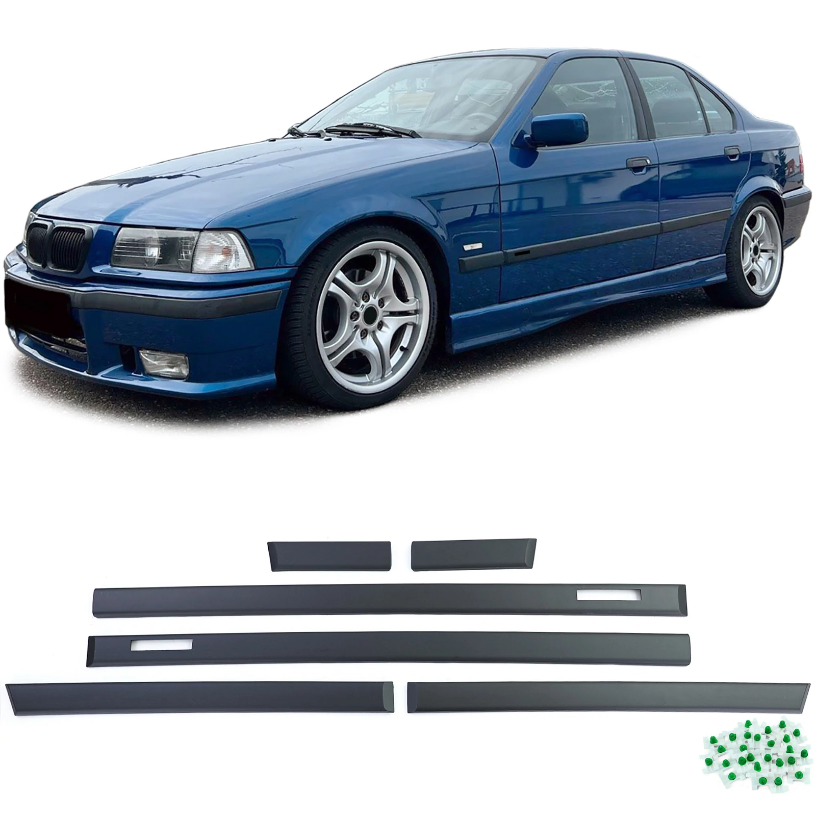BMW E36 M3 - M-Packet sedan touring vastag díszléc szett