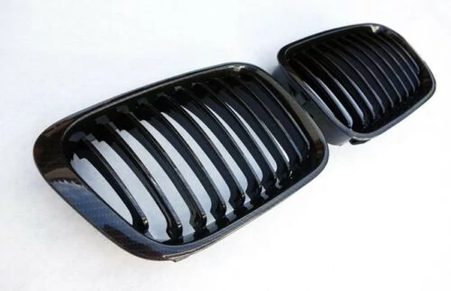 BMW E46 1998-2001 limousine touring compact facelift előtti carbon fekete vese