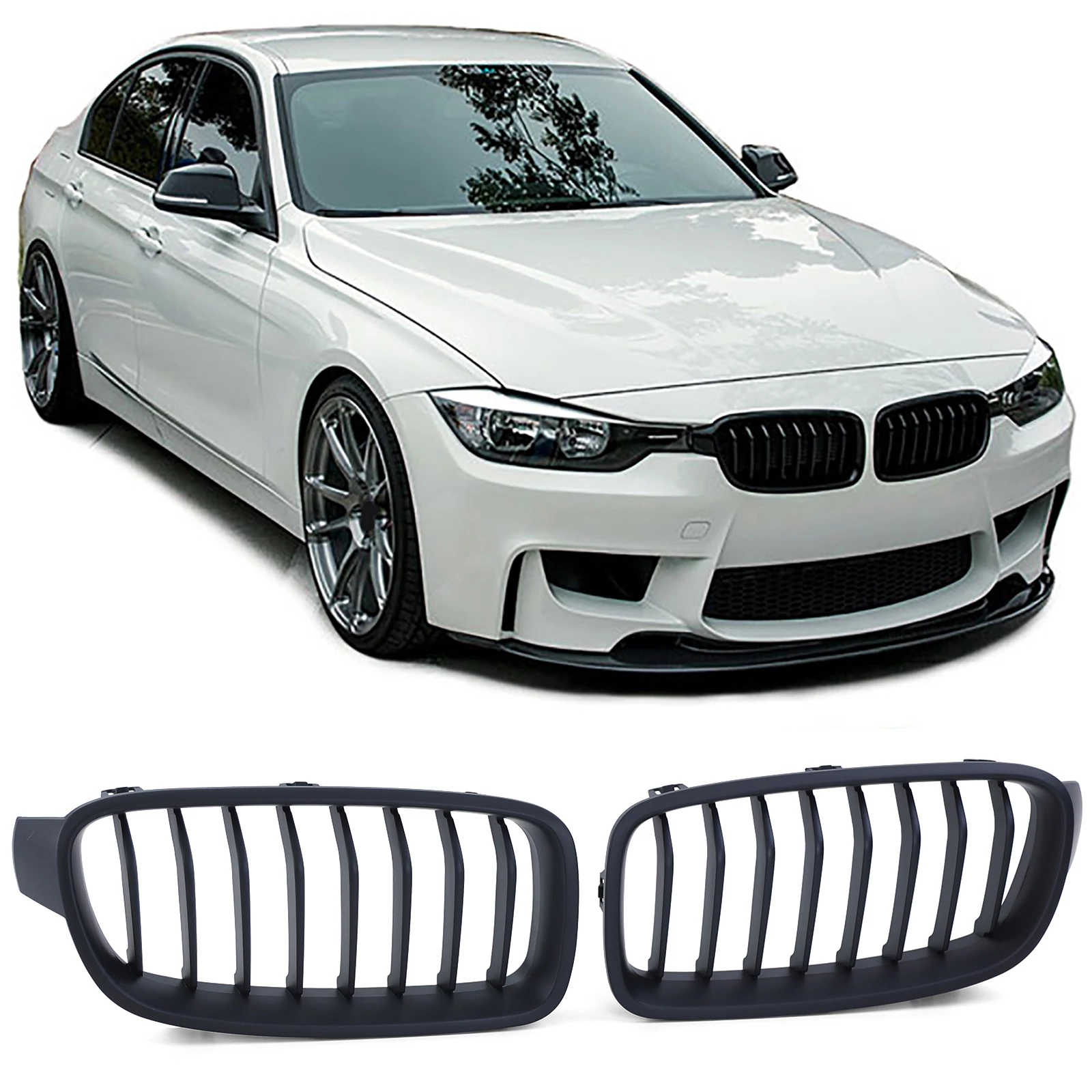 BMW F30 limousine F31 touring matt fekete Performance vese