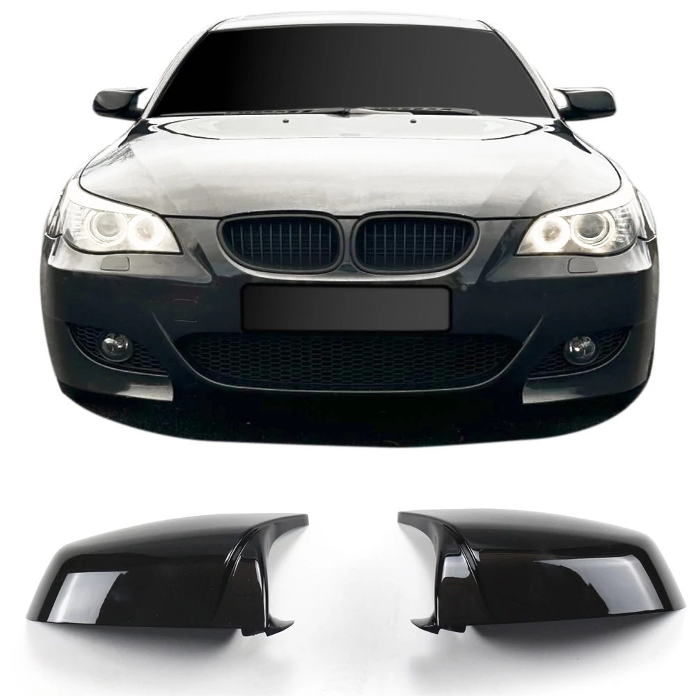 BMW E60 E61 LCI 2007-2009 lakkozott fekete visszapillantó tükörborítás