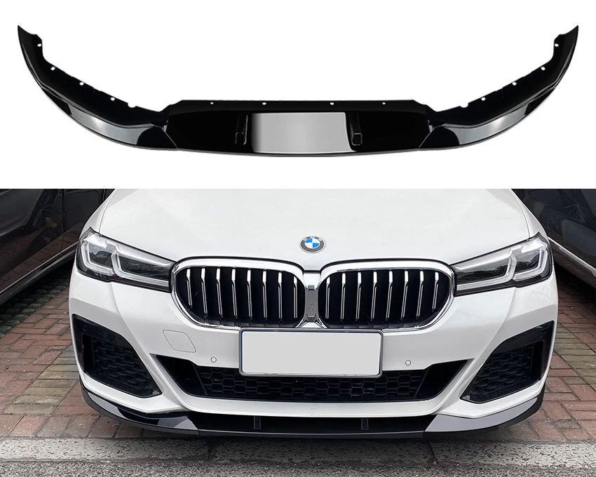 BMW G30 G31 Facelift M-packet M Performance stílusú 3 részes lakkozott fekete koptató lippe