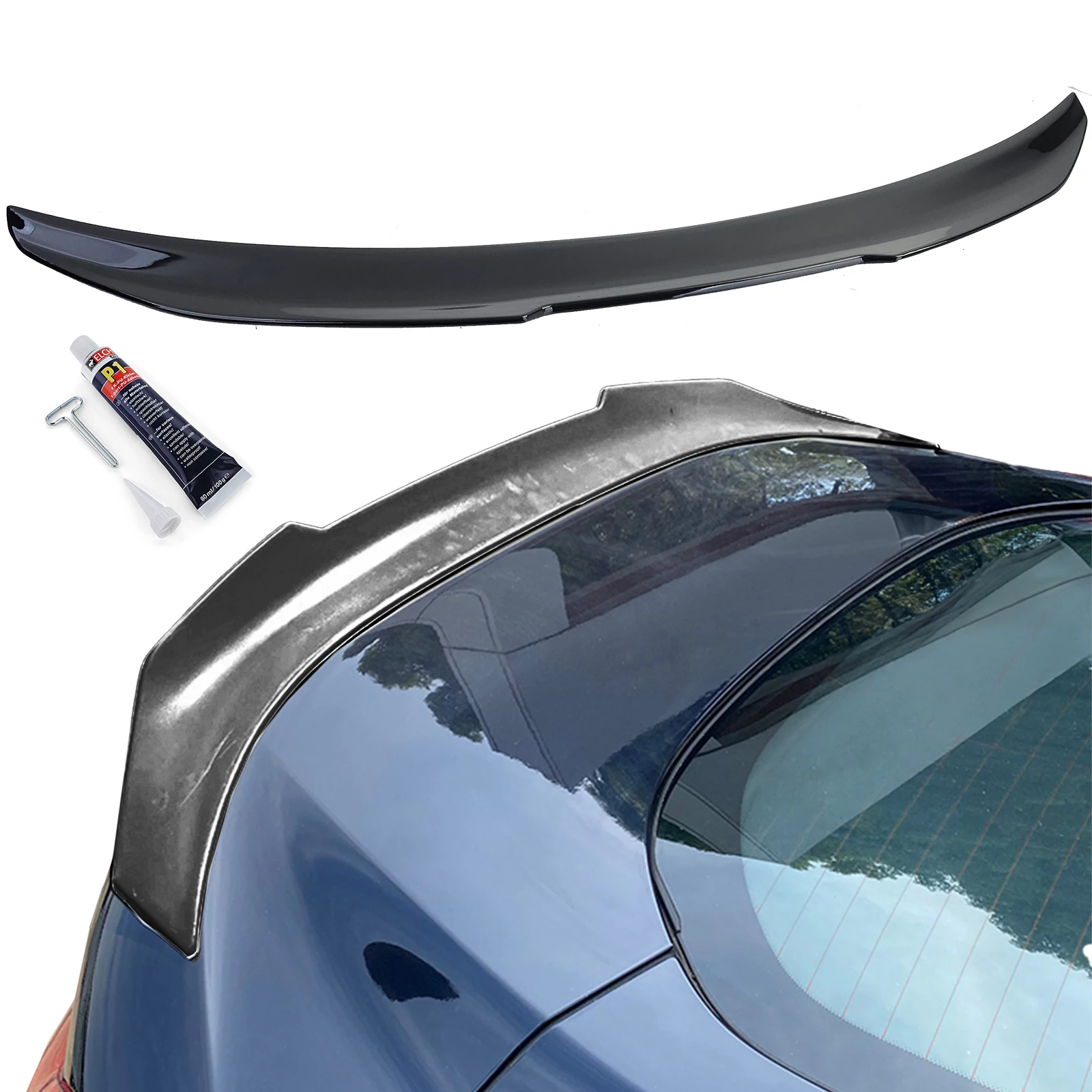 BMW G15 8-as Coupe Ducktail stílusú lakkozott fekete csomagtartó spoiler
