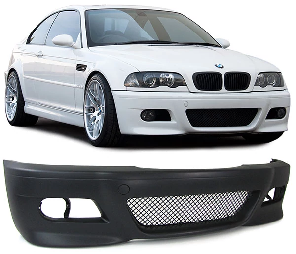 BMW E46 M3 style ABS utángyártott első lökhárító spoiler szett limousine touring 1998-2001