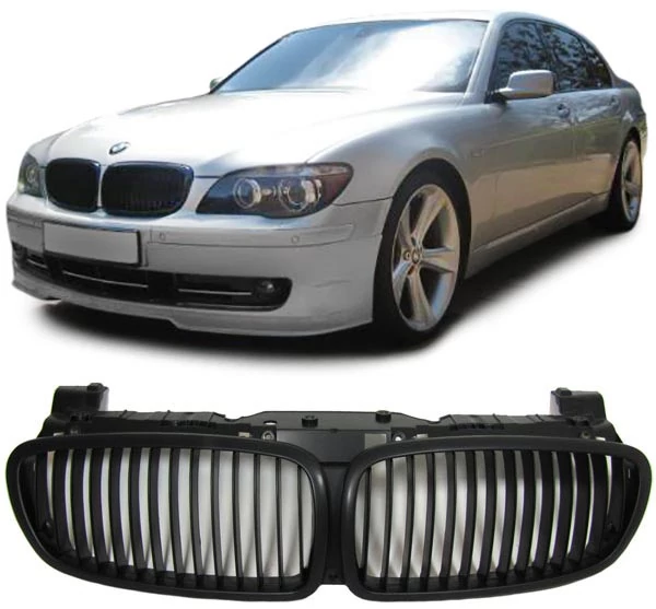BMW E65 E66 E67 2005-2008 facelift matt fekete vese