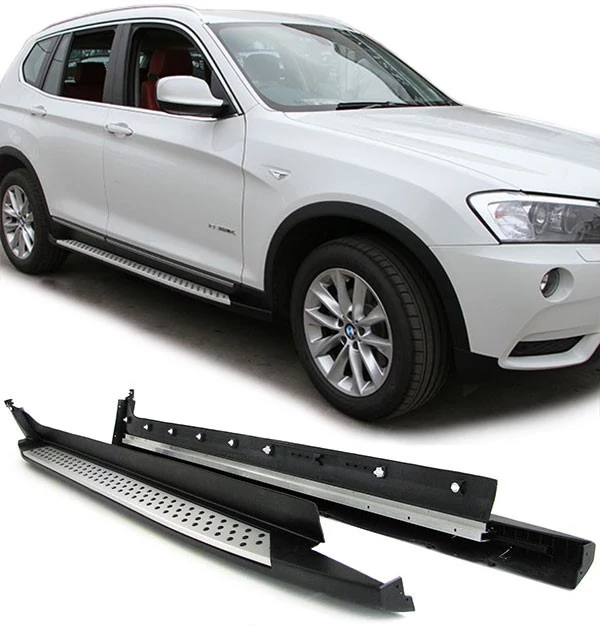 BMW F25 X3 utángyártott alumínium küszöb fellépő szett