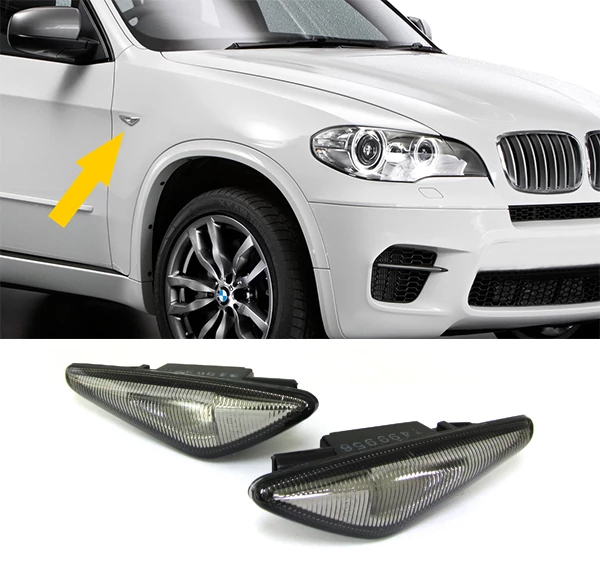 BMW E70 X5 LCI E71 X6 F25 X3 füst burás SMD LED oldalindex szett