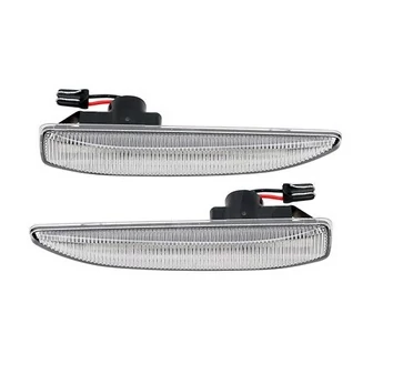 BMW E65 E66 E67 átlátszó burás futófényes SMD LED oldalindex szett