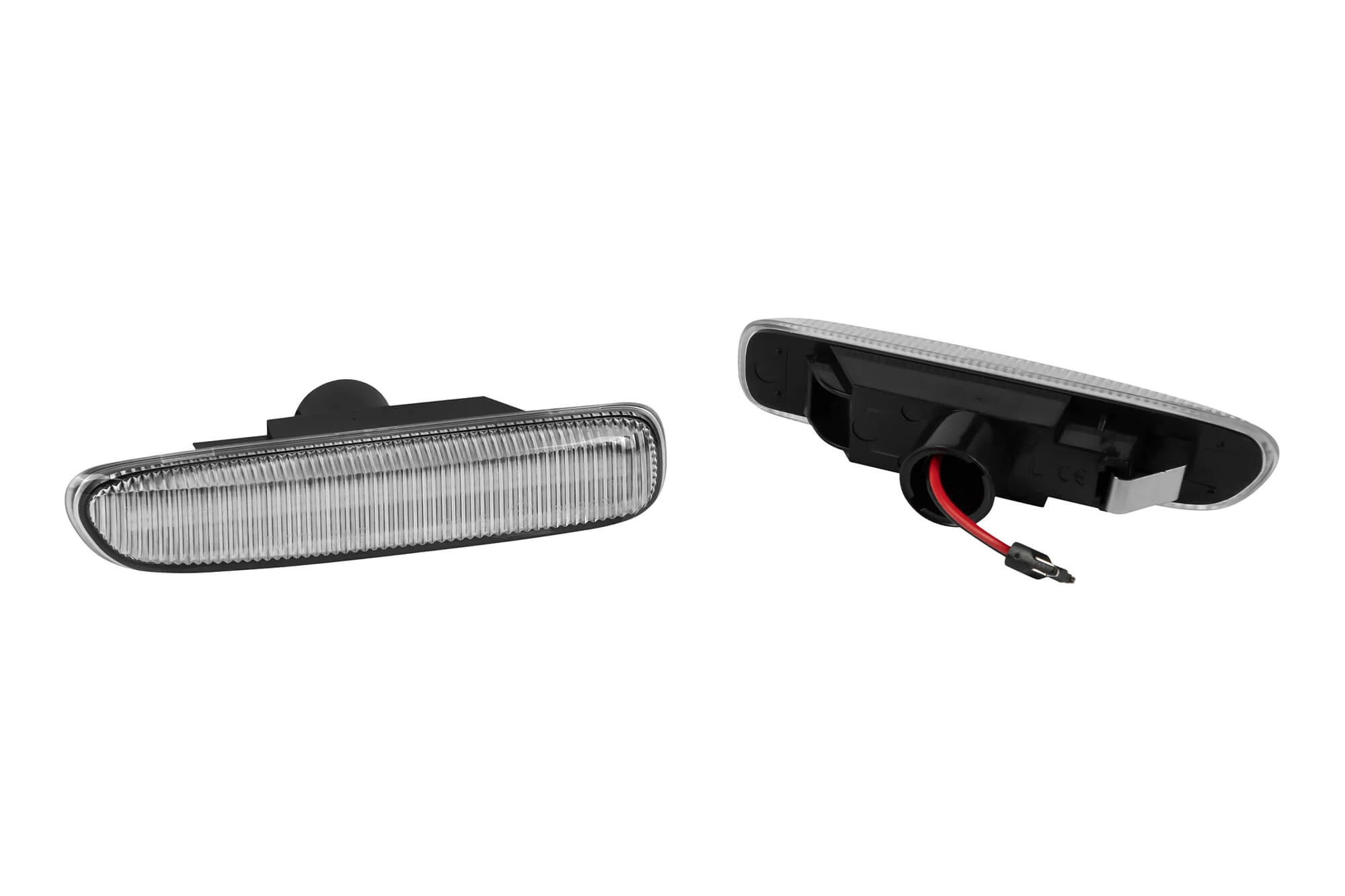 BMW E46 facelift előtti átlátszó burás futófényes SMD LED oldalindex szett