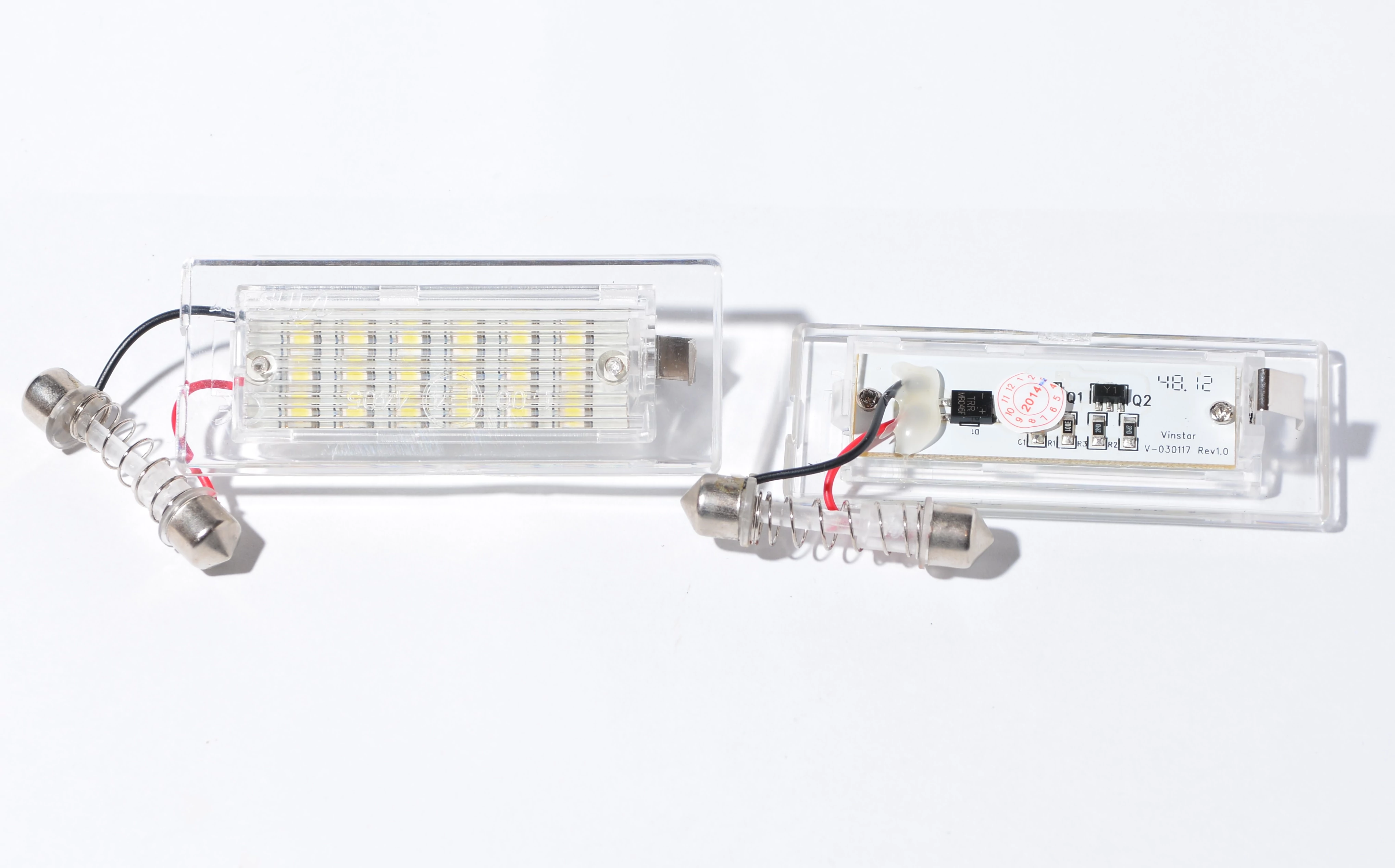 BMW E83 X3 E53 X5 fehér SMD LED rendszámtábla világítás