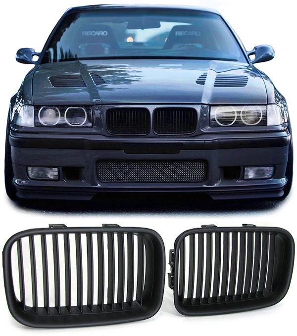 BMW E36 1990-1995 facelift előtti matt fekete vese