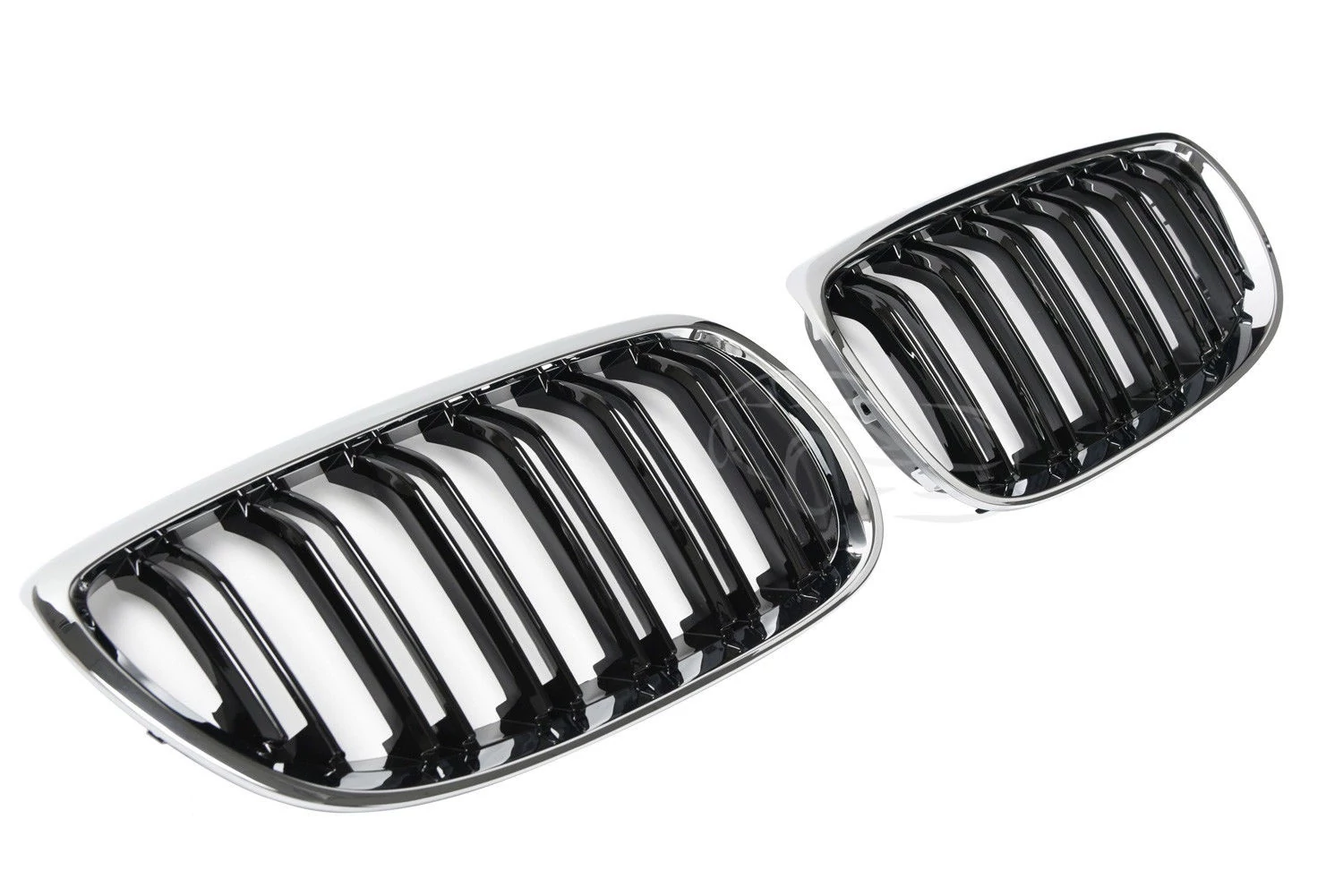 BMW E92 E93 coupe cabrio 2006-2010 krómozott lakkozott fekete M4 stílusú vese