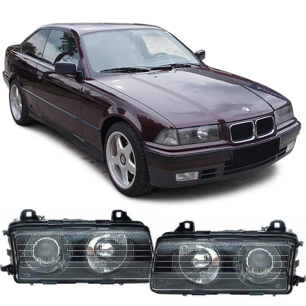 BMW E36 H1 projektoros utángyártott első fényszóró pár