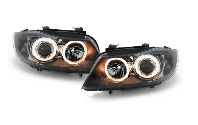 BMW E90 E91 H7 projektoros angel eye fényszóró lámpa pár