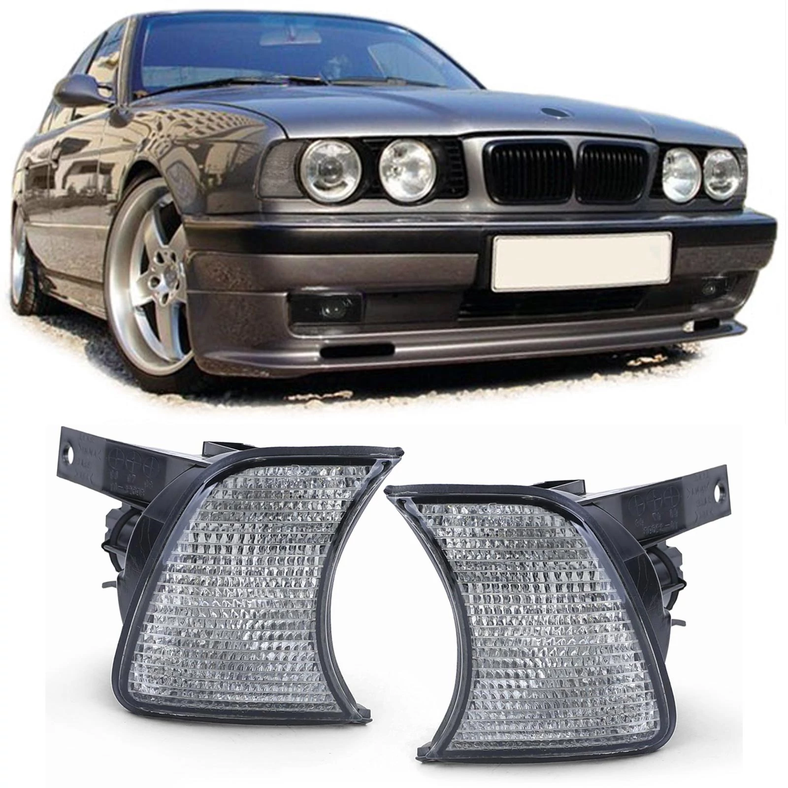 BMW E34 limousine touring füst búrás első index pár