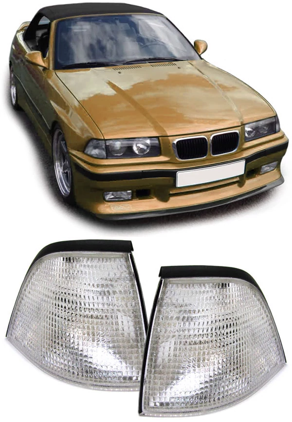 BMW E36 coupe cabrio fehér első index pár