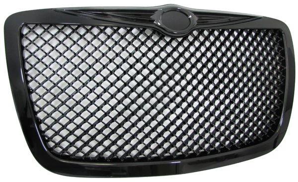 Chrysler 300C I 2004-2011 méhsejtes fekete hűtőrács