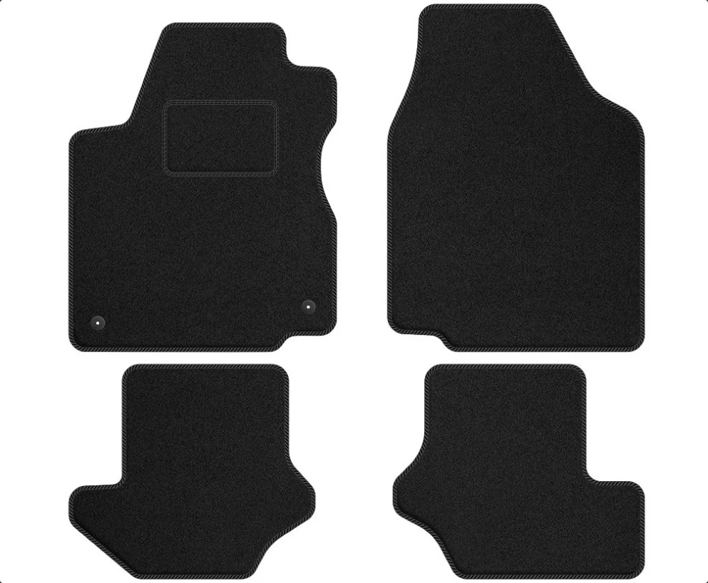 Ford Fiesta IV 1995-2002 prémium fekete patentos velúrszőnyeg szett