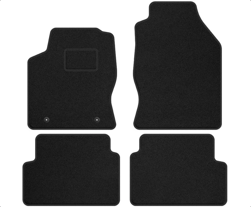 Ford Focus I 1998-2004 prémium fekete patentos velúrszőnyeg szett