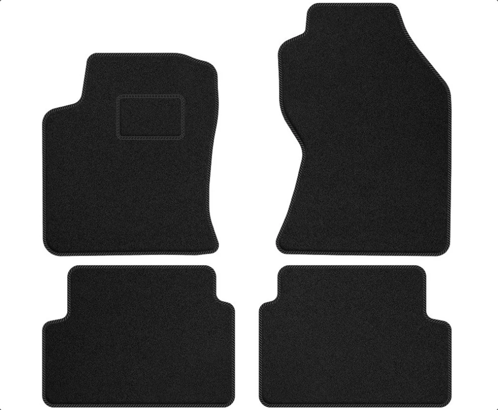 Ford Focus I 1998-2004 prémium fekete tépőzáras velúrszőnyeg szett