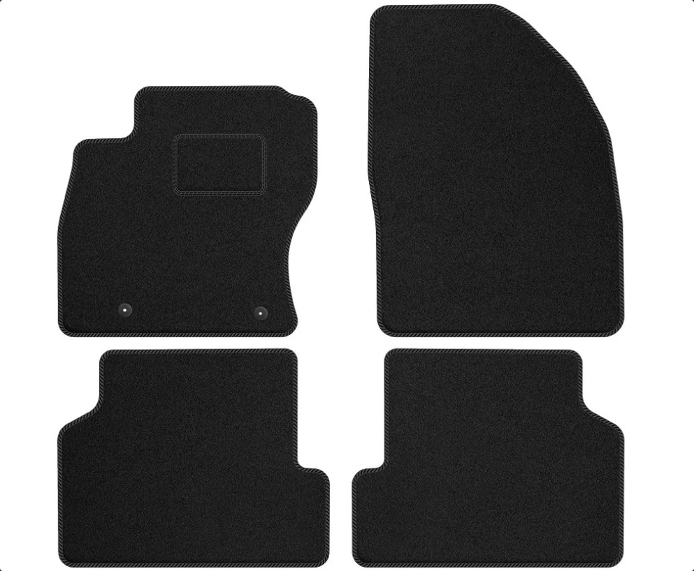 Ford Focus II 2004-2011 prémium fekete velúrszőnyeg szett