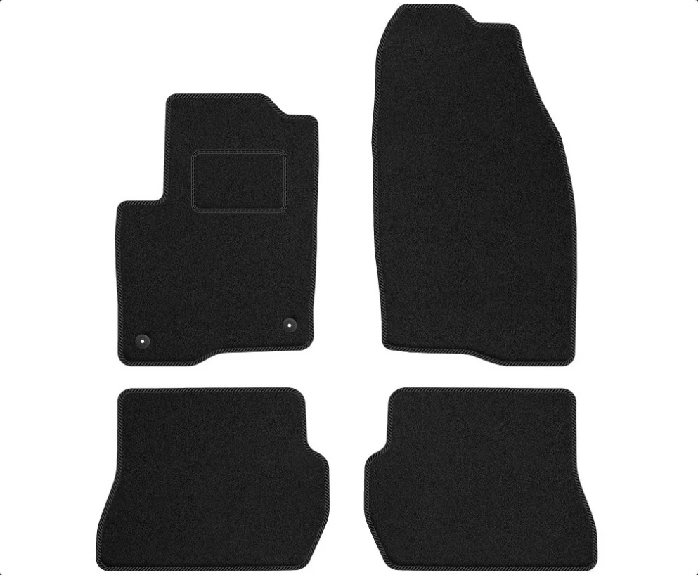 Ford Fusion 2005-2012 prémium fekete patentos velúrszőnyeg szett