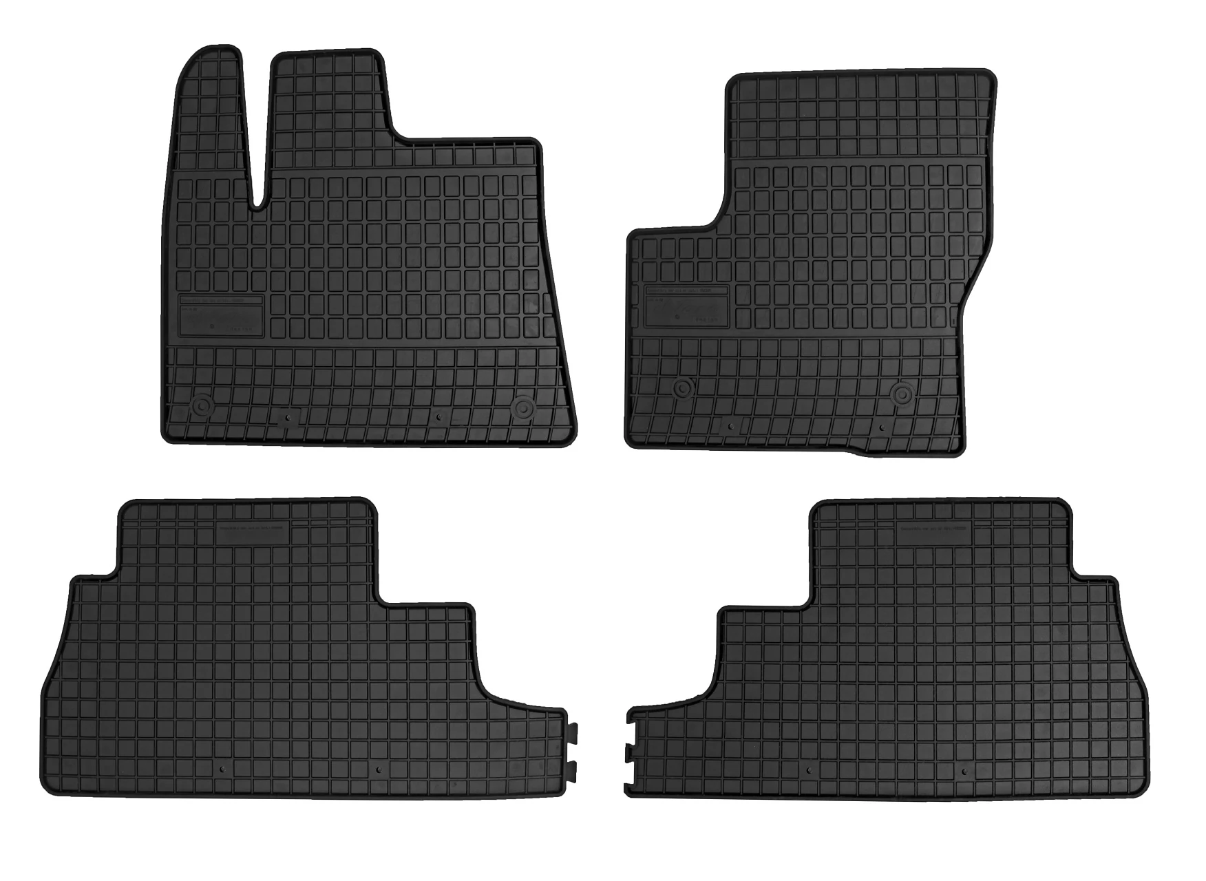 Citroen Berlingo III + Multispace Frogum 402232 fekete gumiszőnyeg szett