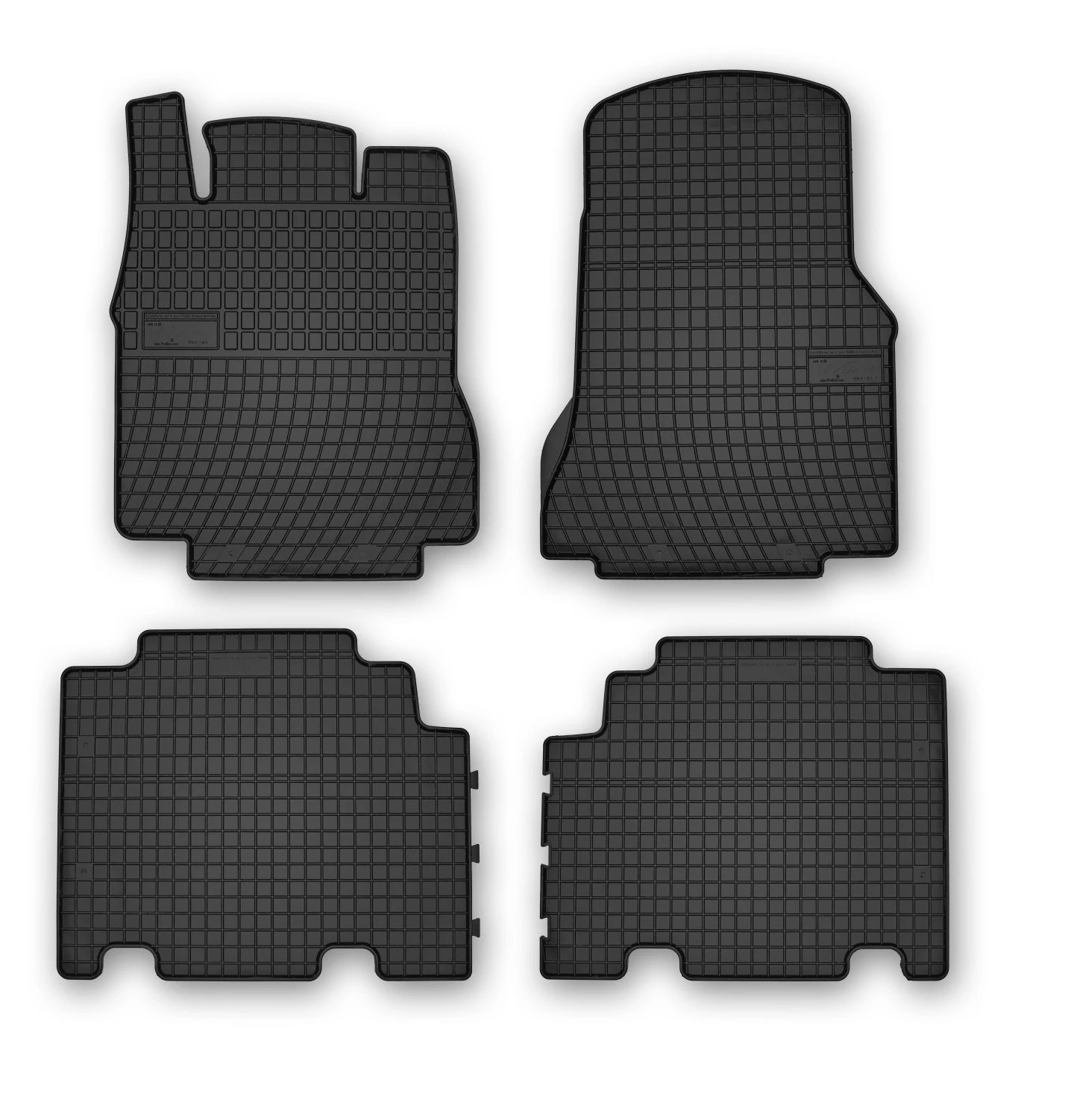 Mercedes Benz A-osztály V168 Long Frogum 402430 fekete gumiszőnyeg szett