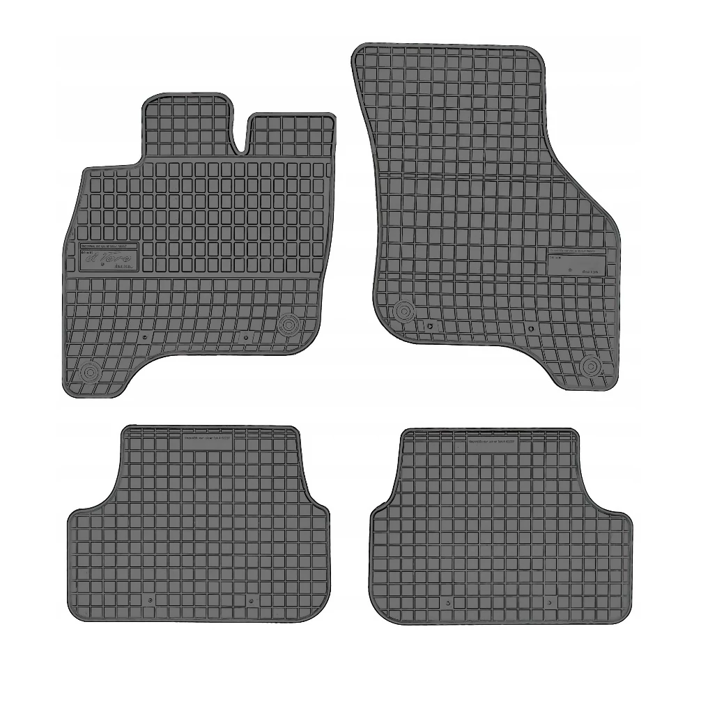 Volkswagen VW e-Golf Frogum 410817 fekete gumiszőnyeg szett