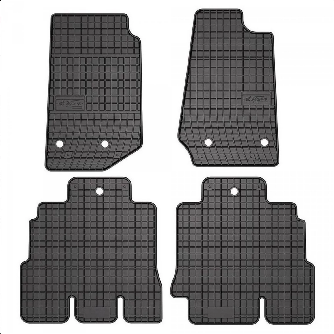 JEEP Wrangler 4ajtós Frogum 410855 fekete gumiszőnyeg szett