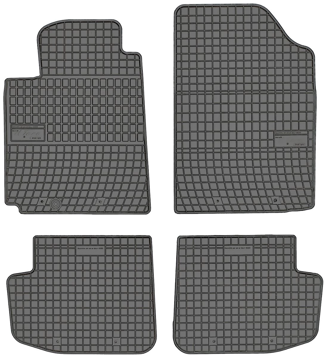 Toyota Yaris I Frogum 411210 fekete gumiszőnyeg szett