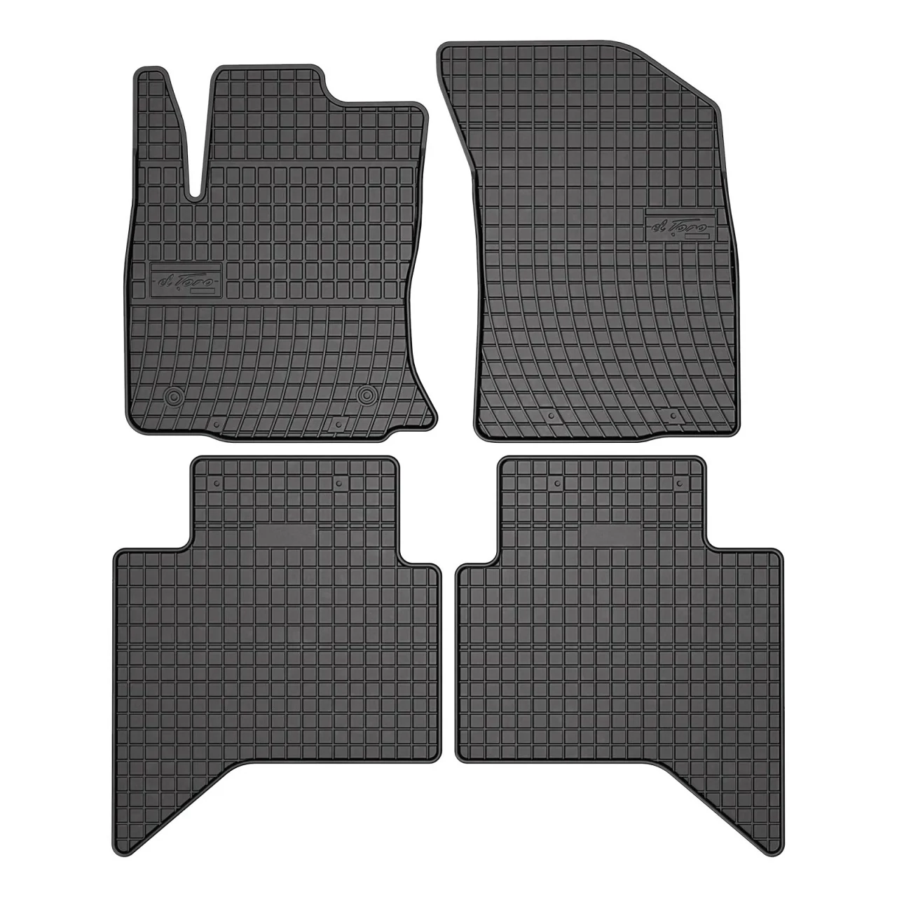 Toyota Hilux VIII Frogum 427747 fekete gumiszőnyeg szett