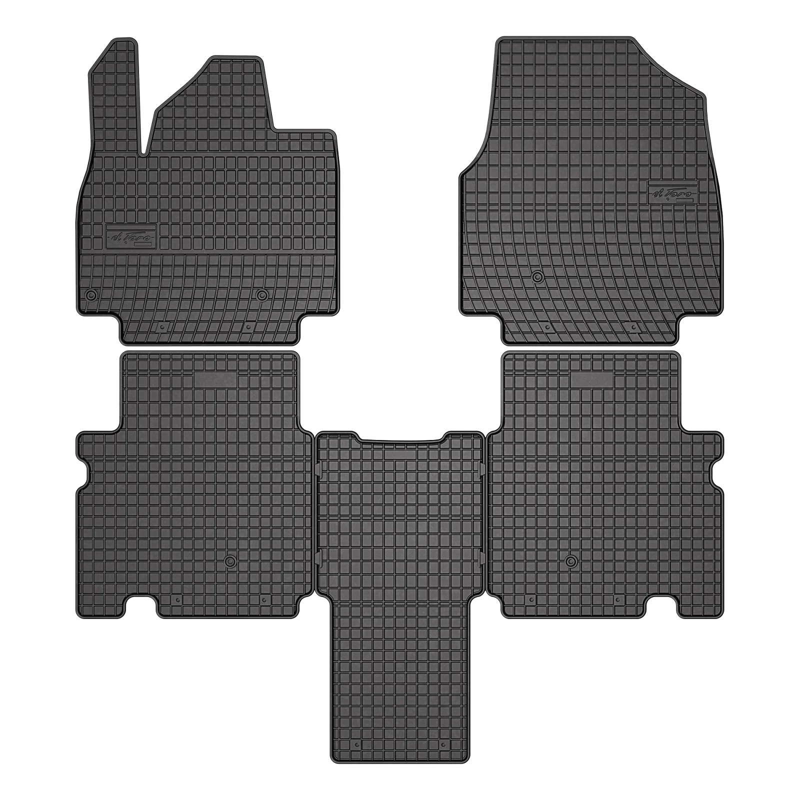 KIA EV9 Frogum 430679 fekete gumiszőnyeg szett