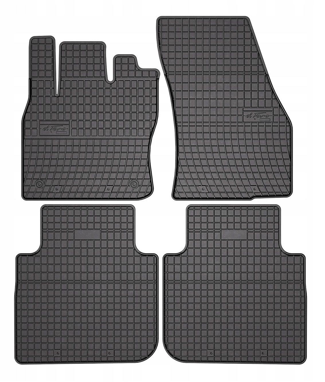 Volkswagen VW Tiguan Allspace Frogum 445543 fekete gumiszőnyeg szett