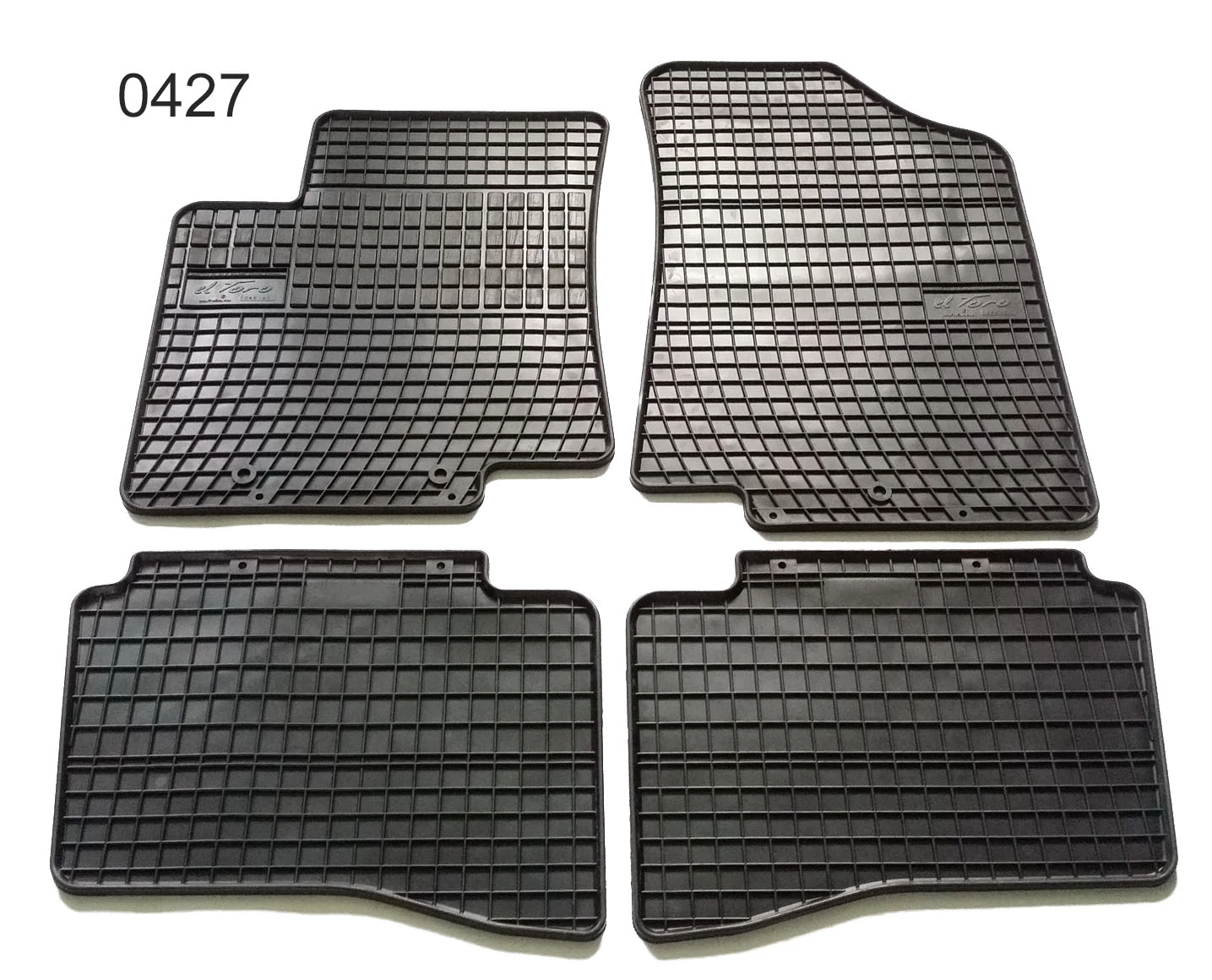 KIA RIO III UB Frogum 0427 fekete gumiszőnyeg szett