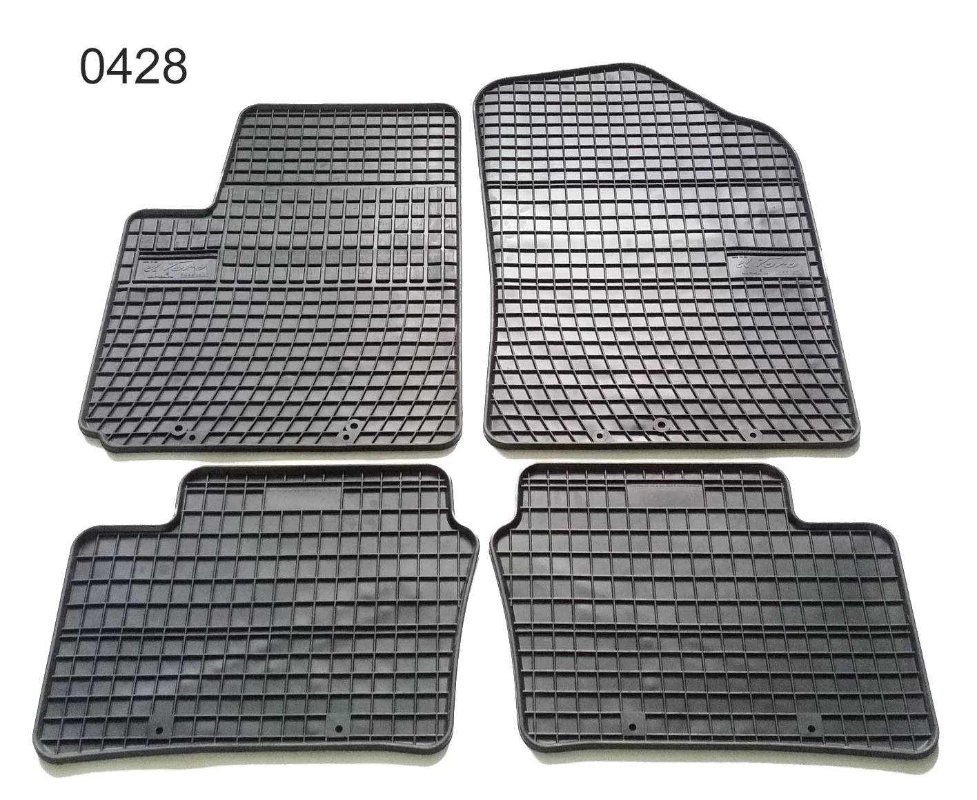 KIA Picanto II TA Frogum 0428 fekete gumiszőnyeg szett