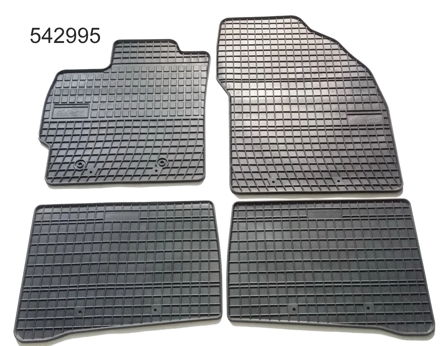 Toyota Prius III Frogum 542995 fekete gumiszőnyeg szett