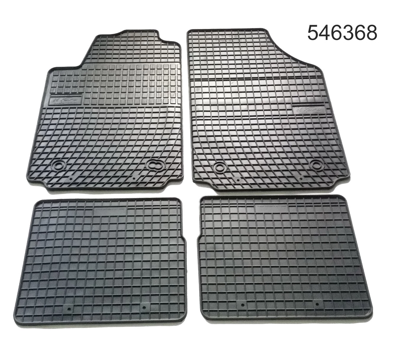 AUDI A2 8Z Frogum 546368 fekete gumiszőnyeg szett