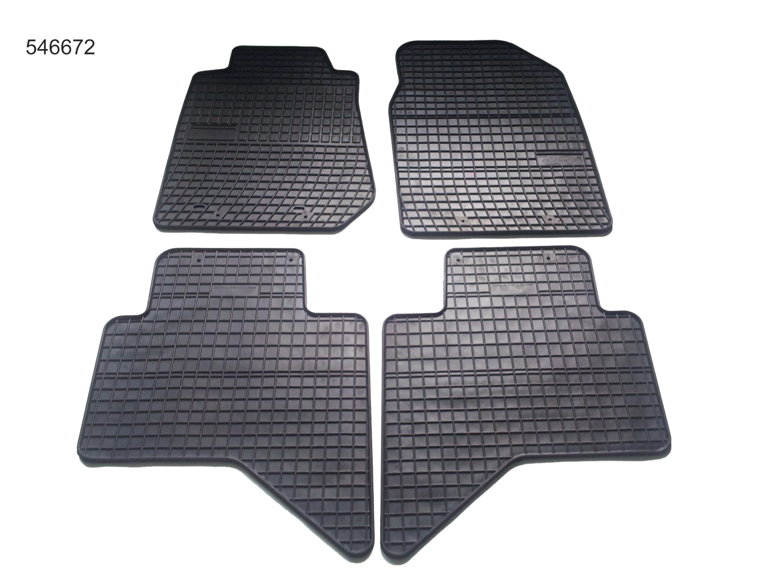 Isuzu D-Max Frogum 546672 fekete gumiszőnyeg szett