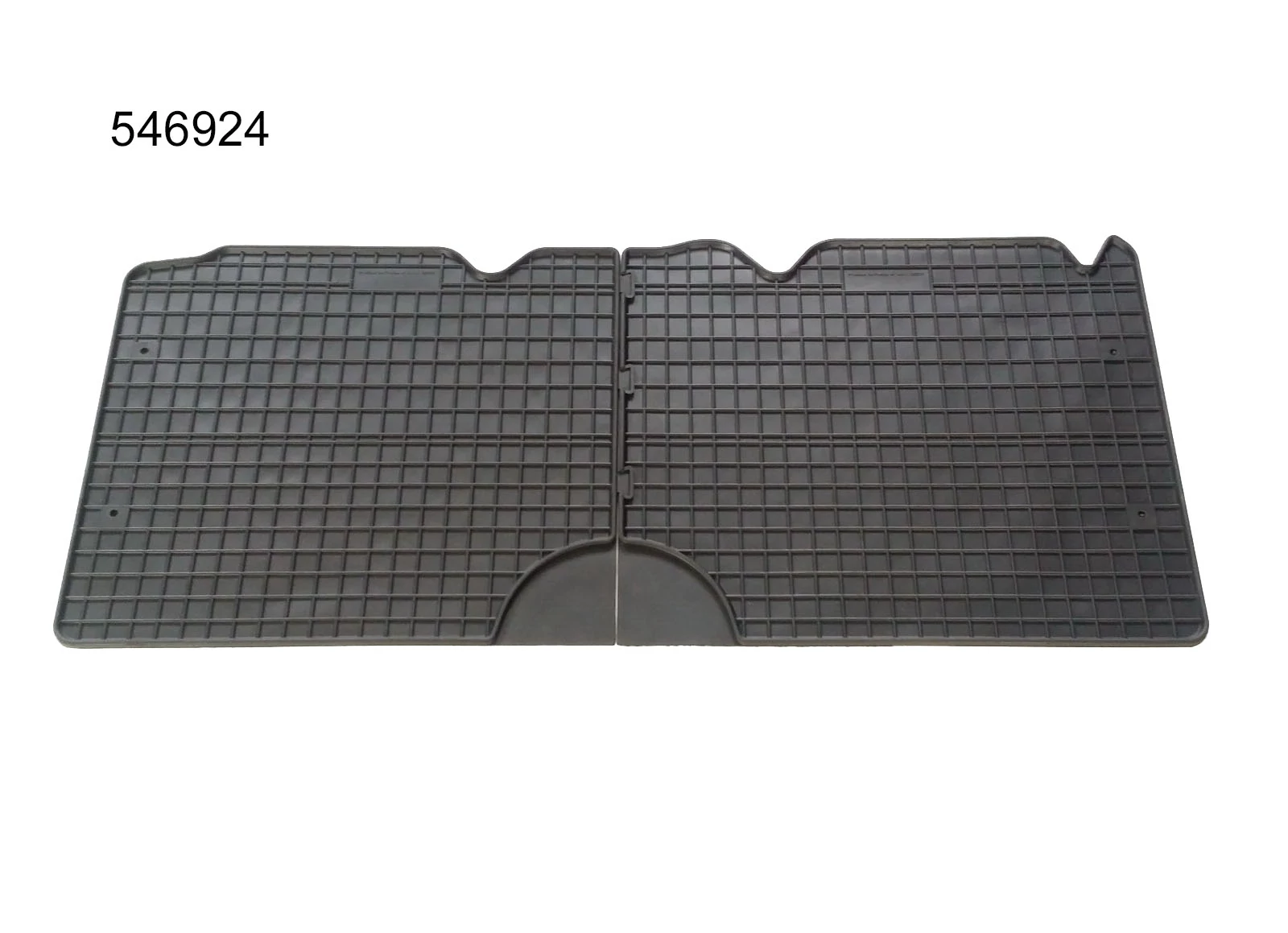 Renault Espace V 3.sorba Frogum 546924 fekete gumiszőnyeg szett