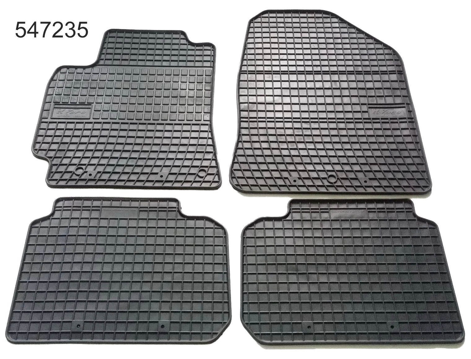 Hyundai Elantra VI Frogum 547235 fekete gumiszőnyeg szett