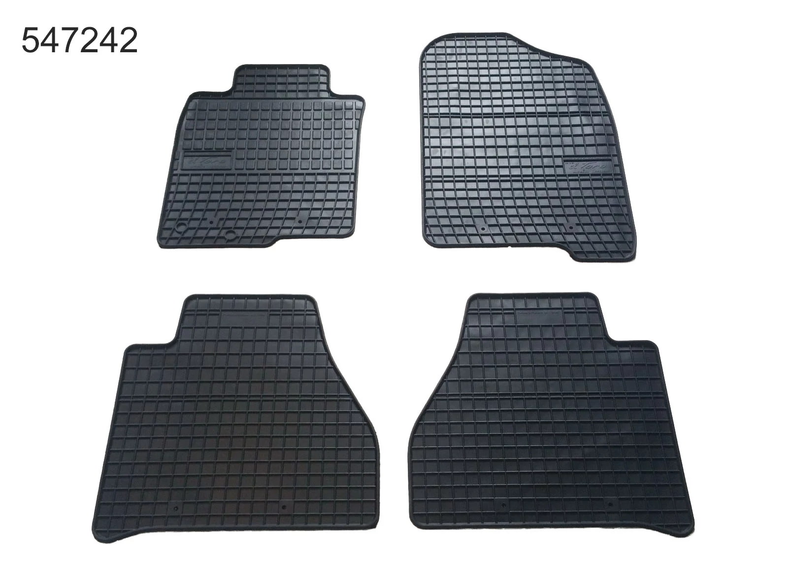 Nissan Navarra II Frogum 547242 fekete gumiszőnyeg szett