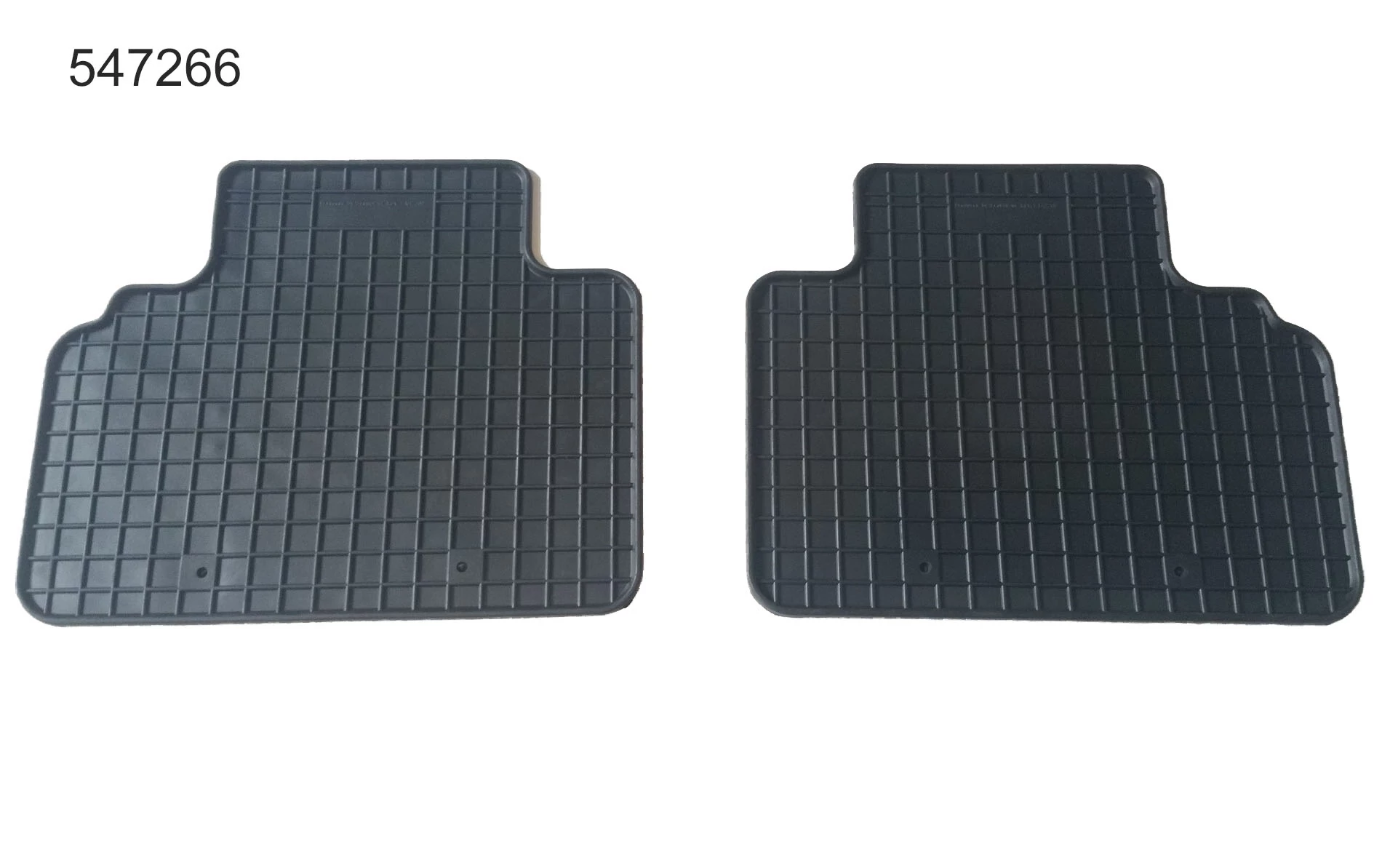 Ford Custom 2.sor Frogum 547266 fekete gumiszőnyeg szett