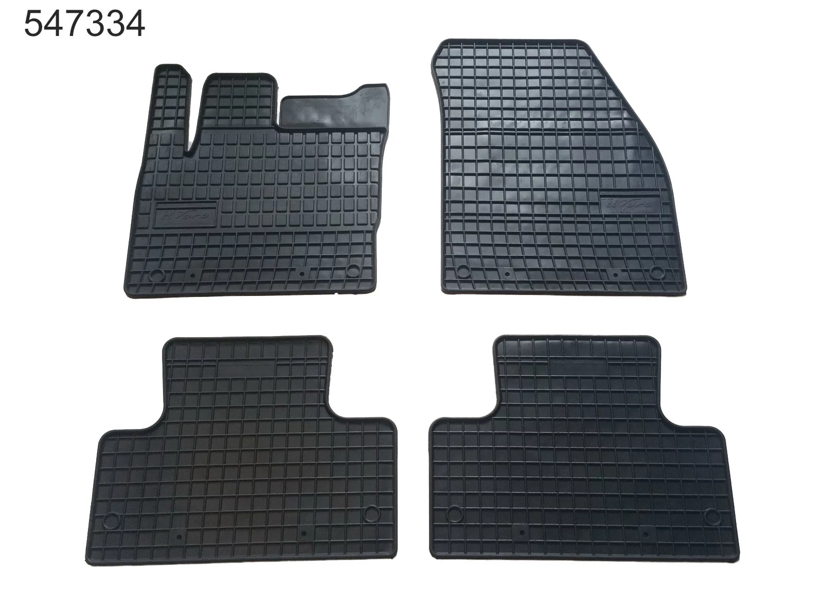 Land Rover Evoque L538 Frogum 547334 fekete gumiszőnyeg szett