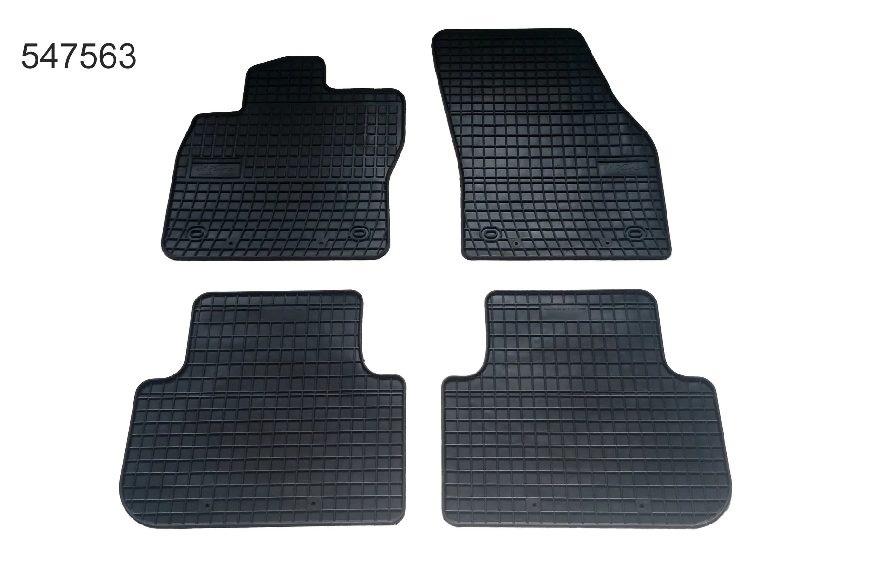 Volkswagen VW Tiguan II Frogum 547563 fekete gumiszőnyeg szett